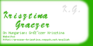 krisztina graczer business card